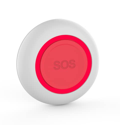 CruxCare Notruf Knopf fuer das C1 Pflegeruf Set Rot