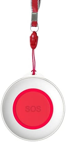 CruxCare Notruf Knopf fuer das CruxCare C1- und C2 Pflegeruf Set Rot