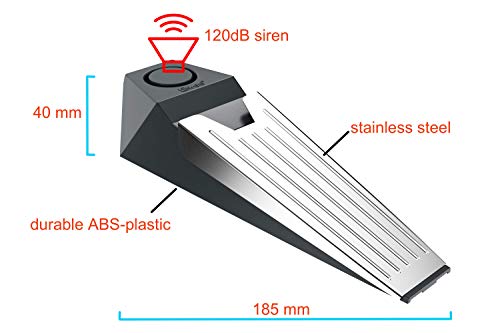 tiiwee Alarm Türstopper Türalarm Einbruchschutz 110dB - mit Batterie