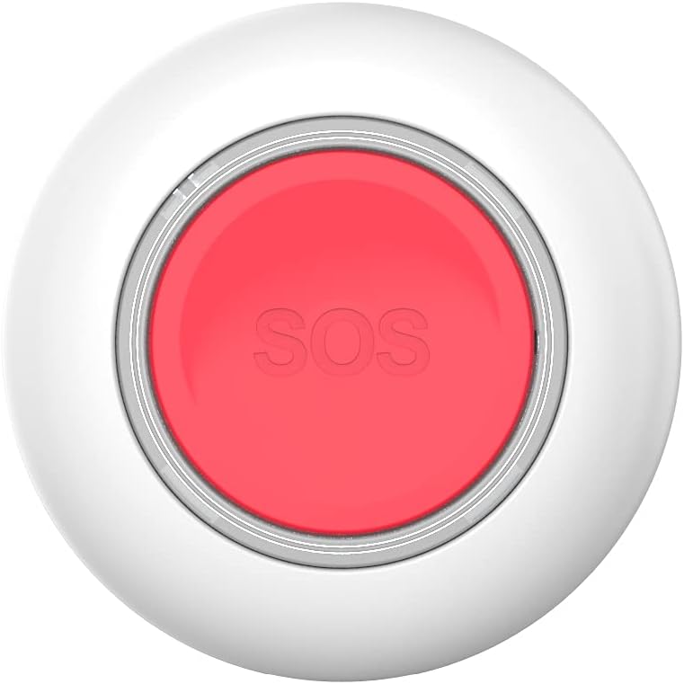 CruxCare Notruf Knopf fuer das CruxCare C1- und C2 Pflegeruf Set Rot