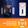 tiiwee Home Alarm System Kit X1 XLPIR - Alarmanlage mit 2 Fenster- oder Tuer Sensoren, 1 Bewegungsmelder und 2 Fernbedienungen - Erweiterbar